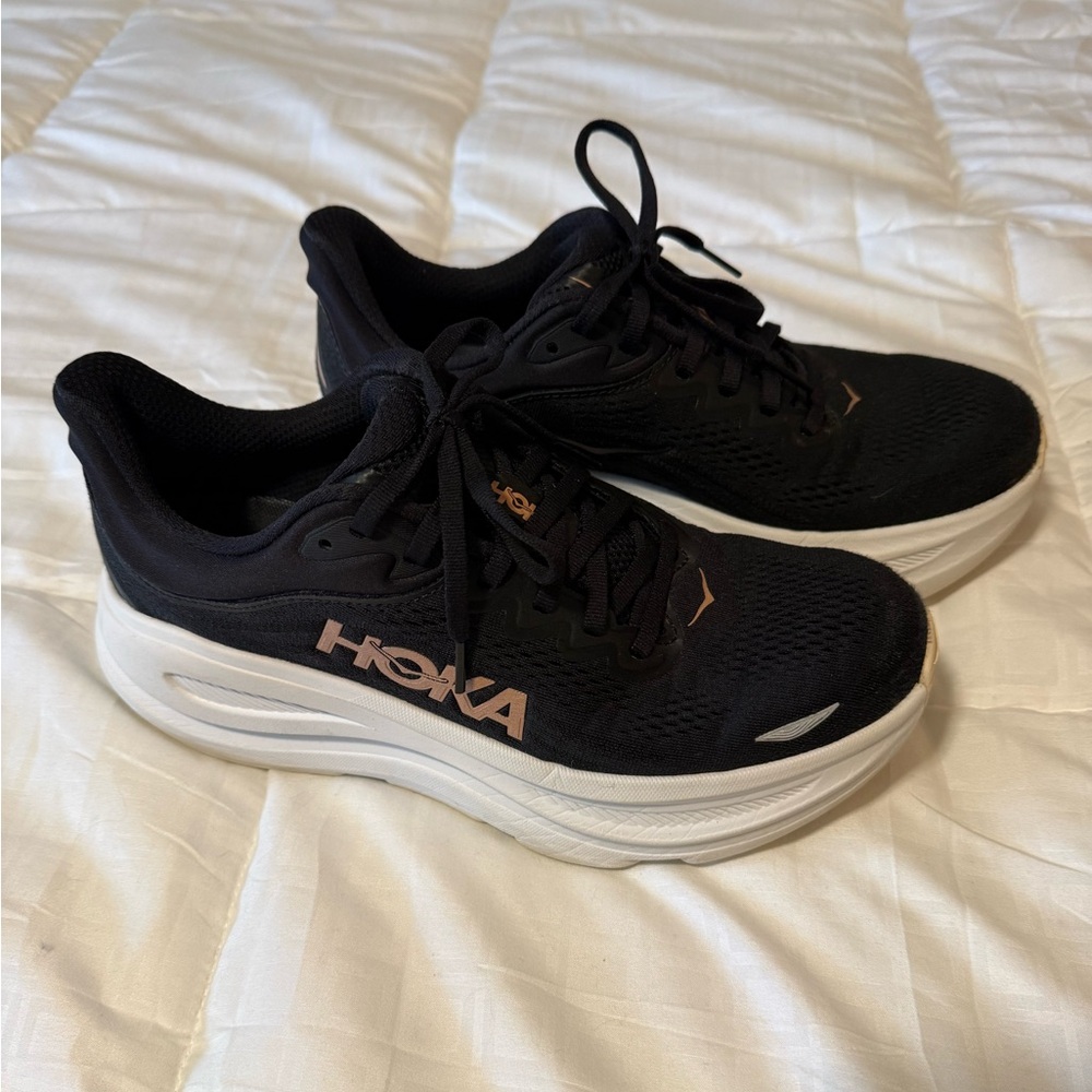 Hoka Bondi 9, Black, 8